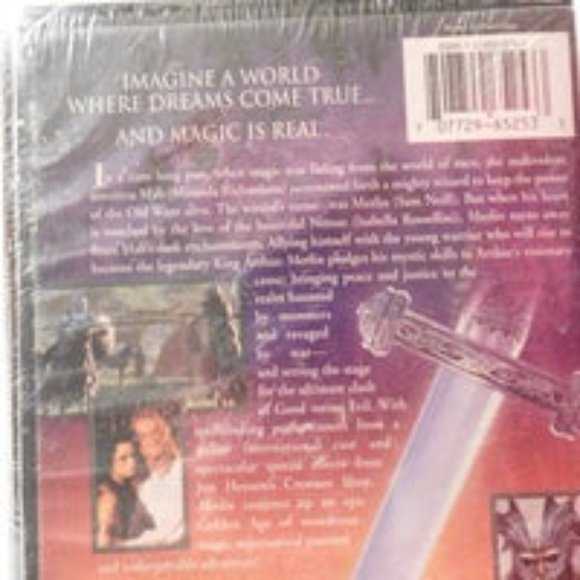 Vintage Hallmark Merlin VHS Tape Sealed - Picture 4 of 4